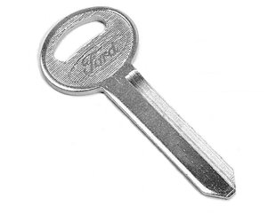 MACs Auto Parts 1967-1973 Mustang Double-Sided Trunk and Glove Box Key Blank 44-40375-1 