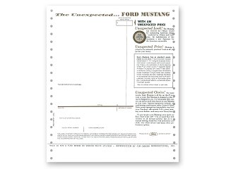 1965 Ford mustang window sticker #7